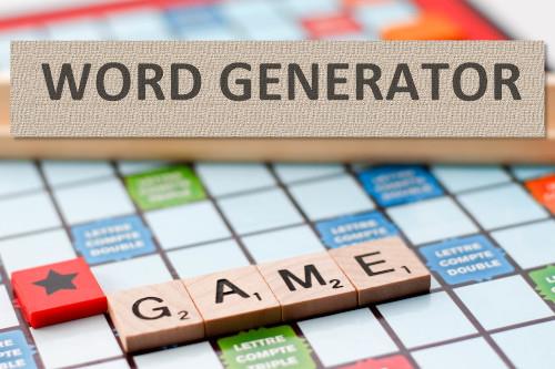 Words from letters WORD-GENERATOR - Scrabble Dictionary